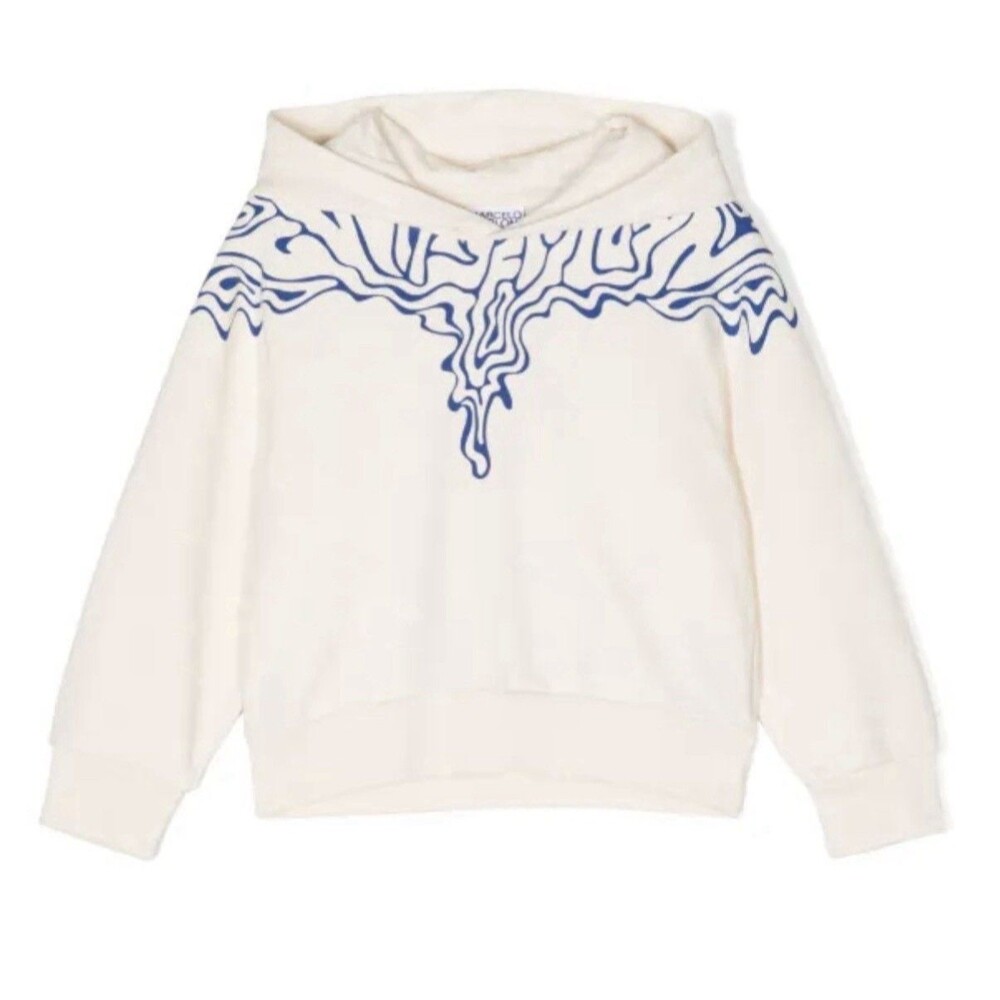 Marcelo Burlon County of Milan Kids Fluid Wings Hoodie Size 12Y NWT Retail: $259